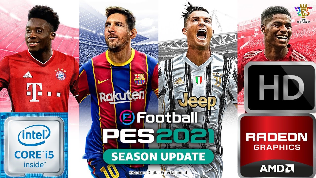 eFootball PES 2021 FPS test | HP ProBook 450 G3 | HD [ 1366 * 768 ] | Best settings