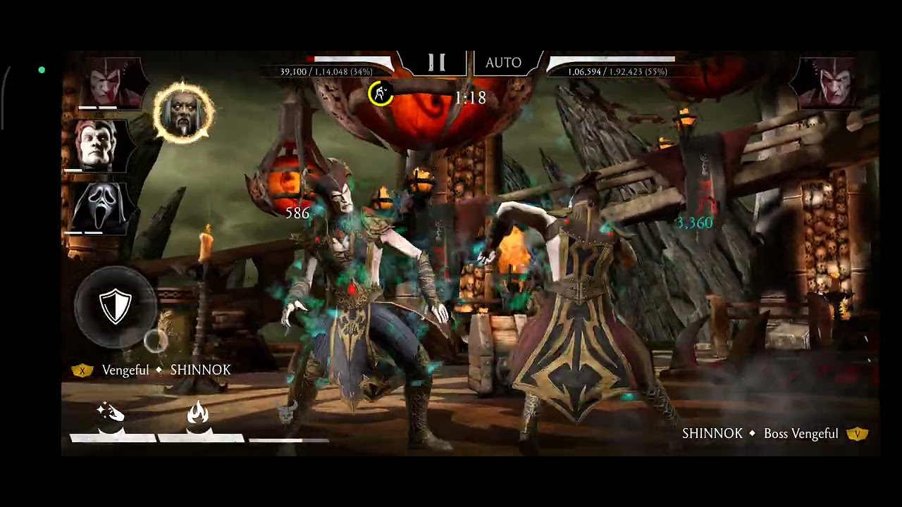 Elder Wind Tower Boss Fight #2 🔥 Vengeful Shinnok vs Shinnok Team