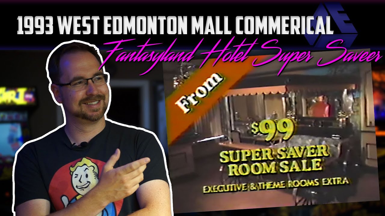 1993 Fantasyland Hotel Commercial - $99 Rooms + Free Attractions at West Edmonton Mall!