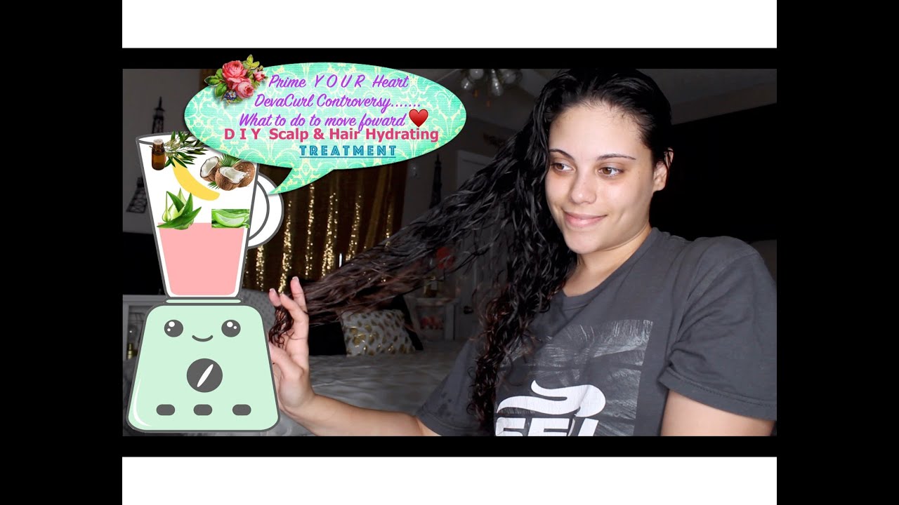 DevaCurl Controversy/DIY Scalp Hydrating Treatment :) (NATURAL)