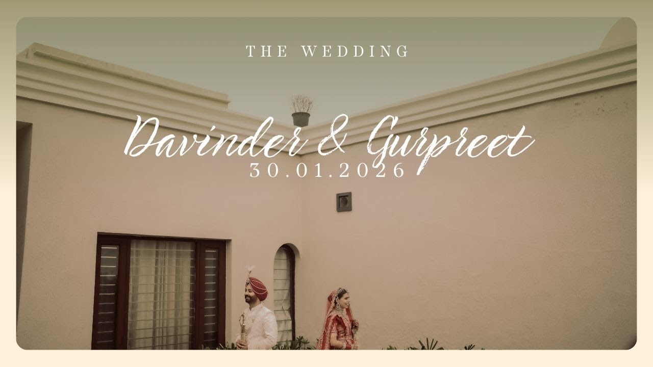 Same Day Edit Wedding Highlight 2026 || Davinder + Gurpreet  || Amrit photography