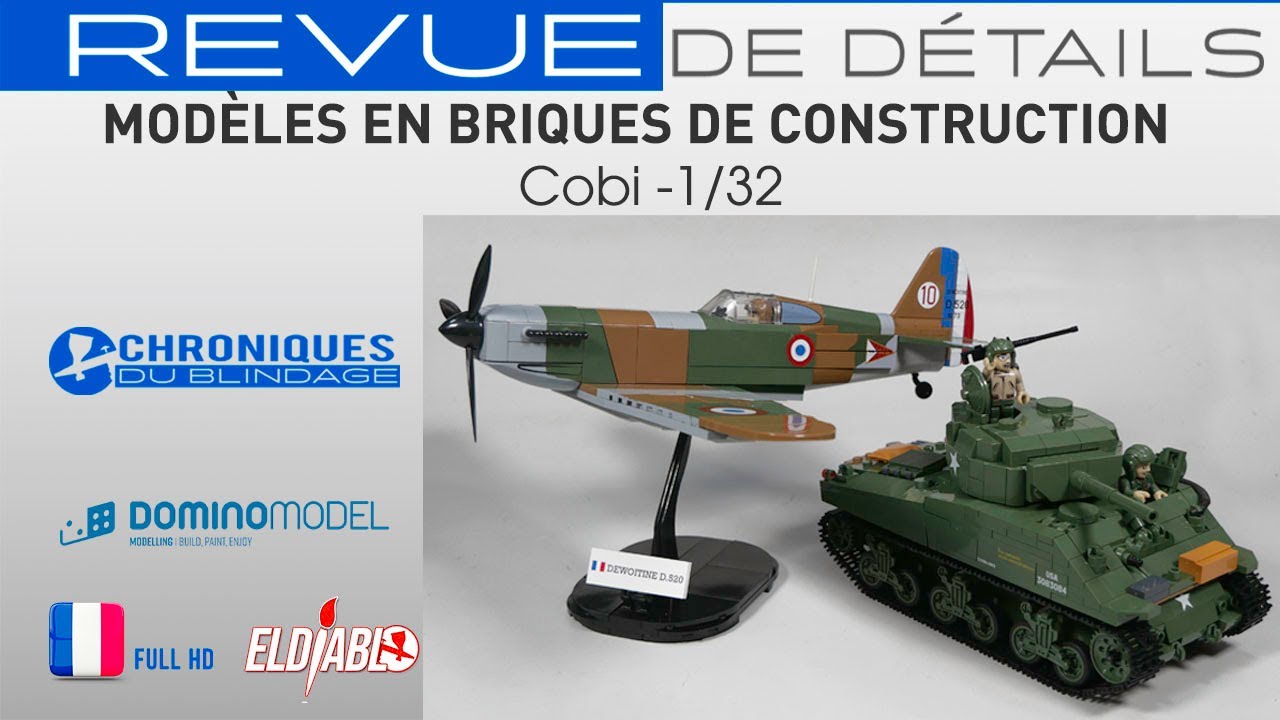 💥REVUE DE DÉTAILS🇫🇷🇧🇪💥- Les modèles en briques de Cobi au 1/32
