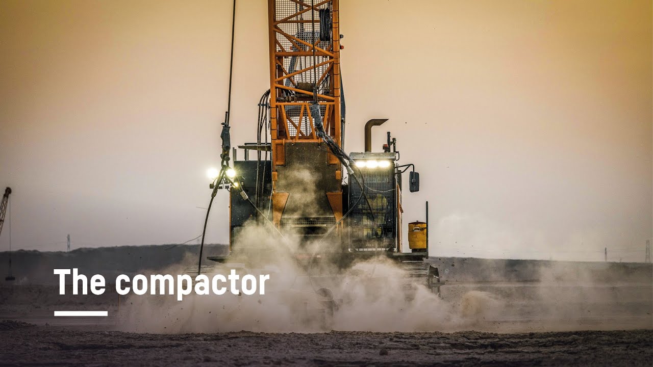 Dynamic compaction with duty cycle crawler cranes | Liebherr