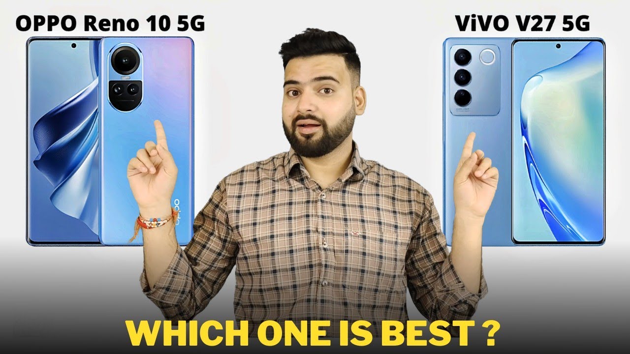 Oppo Reno 10 vs Vivo V27 - Full Comparison | Should I invest for Oppo Reno 10 ??🤔