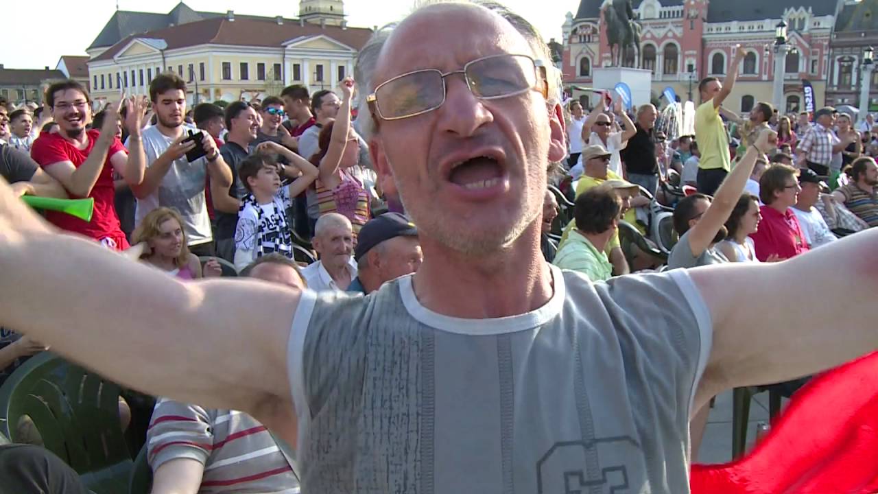 Magyarorszàg - Portugália nagyváradi szurkolás kommentár nélkül a Gekkoból és a főtérről