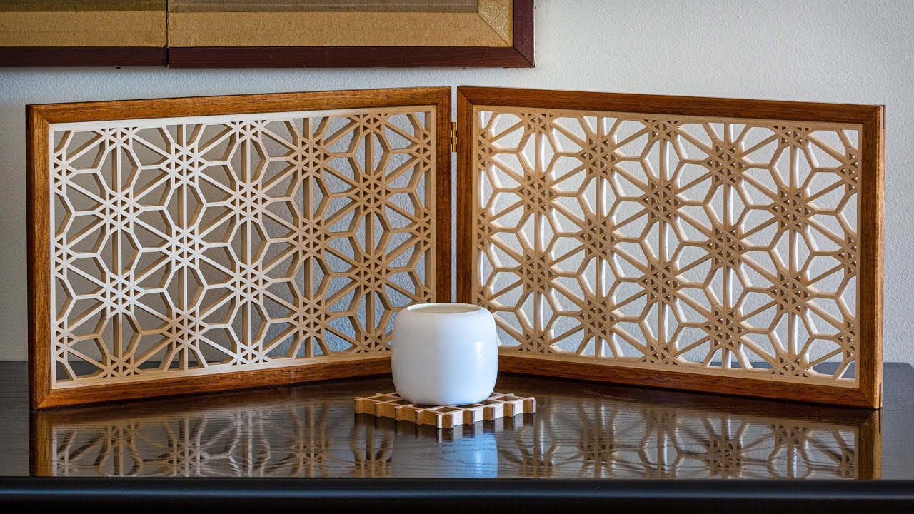 Shoji and kumiko patterns — 10 Umebachi kikkō pattern Follow up