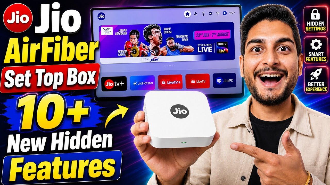 Jio AirFiber Set Top Box Hidden Features | Jio Set Top Box Tips And Tricks 