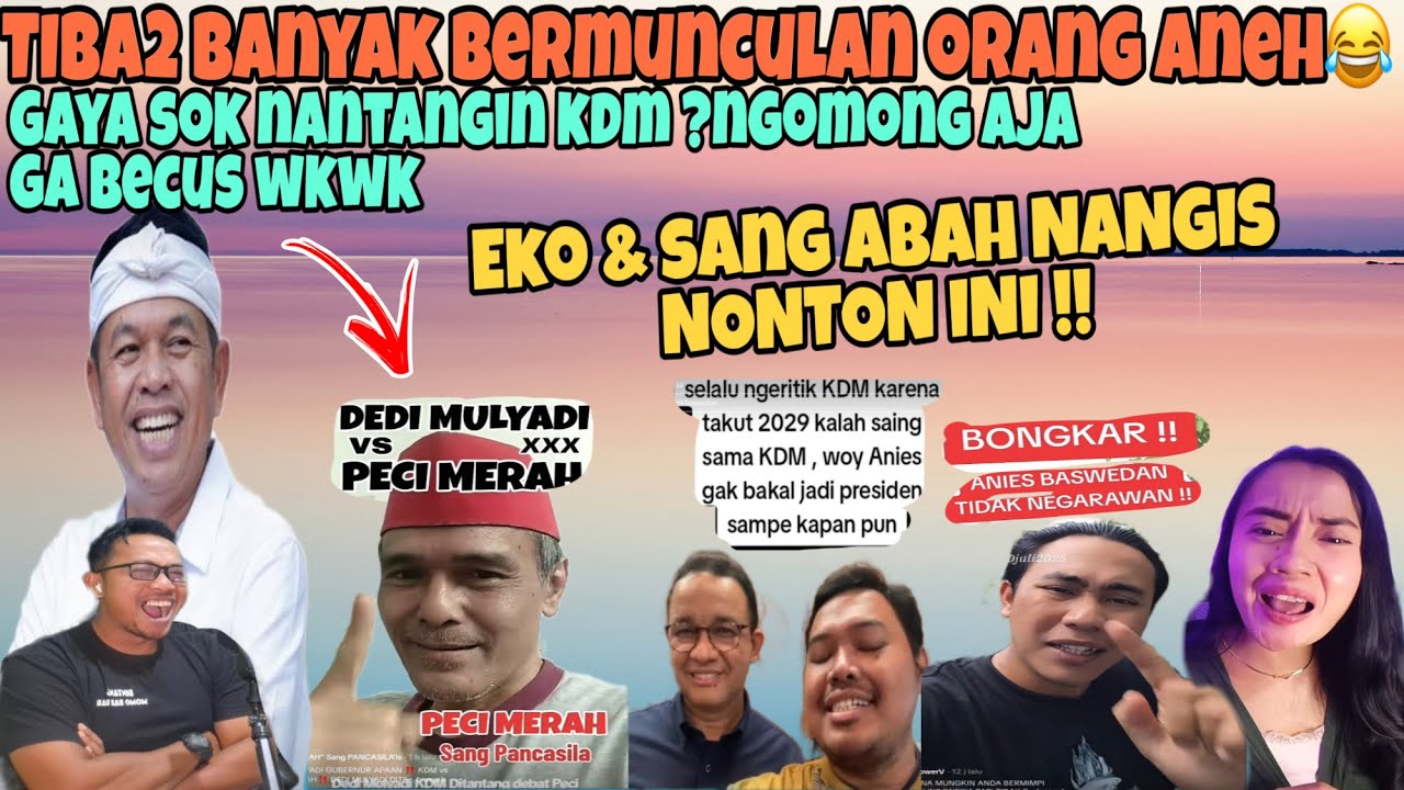 PECI MERAH DI S3MPROT NETIZ3N ! GEGARA SOK2AN N4NT4NG KDM-EKO & ABAH NANGIS NONTON INI
