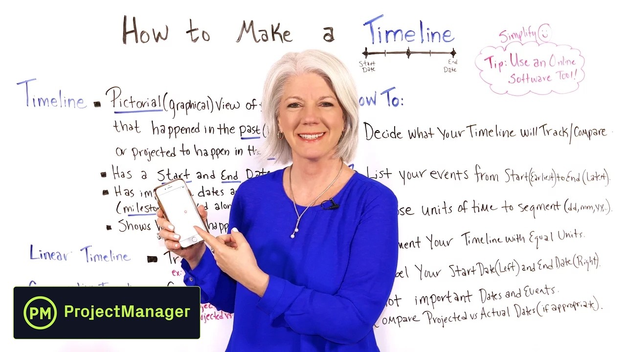 How to Make a Timeline - Project Management Training