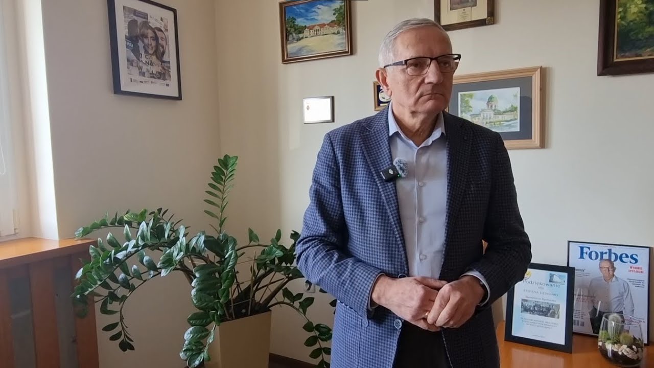 WYWIAD Z BURMISTRZEM RYCHWAŁA - STEFAN DZIAMARA NT. BUDOWY LINII KOLEJOWEJ KONIN - TUREK 23.01.2024