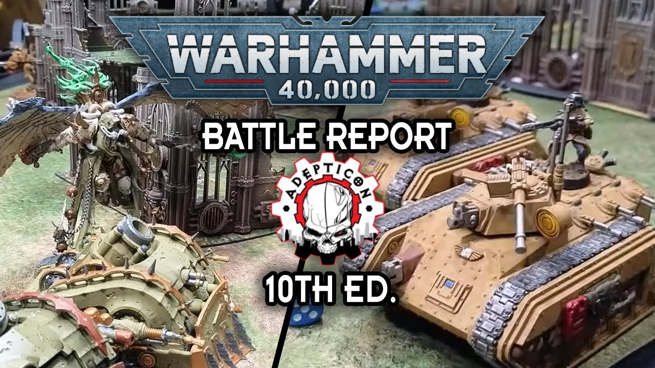 Death Guard Vs Mechanized Guard | Adepticon 10th Edition Battle Report | Warhammer 40,000