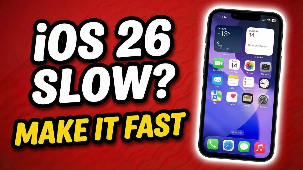iOS 26 тормозит? 26 исправлений для ускорения работы iPhone 11, 12, 13 и 14 (2026)