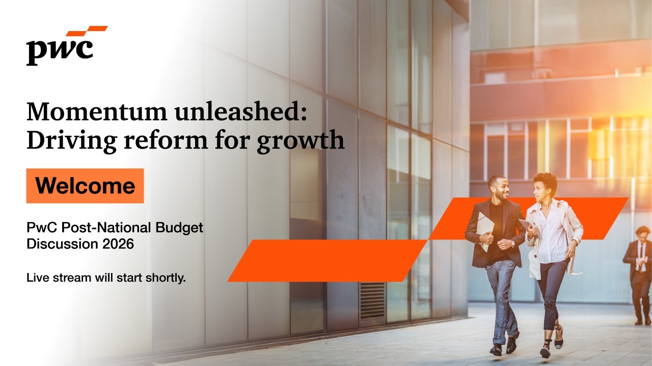 PwC South Africa Post-National Budget Discussion 2026 (Live Stream)