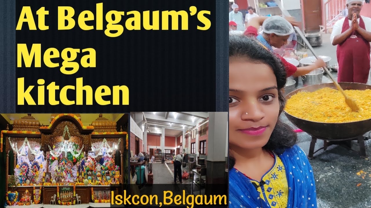 Kitchen of Iskcon Belgaum, Karnataka | Sunday feast at ISKCON #marathivlog #belagavi #iskcon #yt