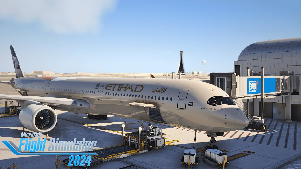Microsoft Flight Simulator 2024 LIVE: ULTRA REALISTIC FLIGHT! | Mumbai to Abu Dhabi | Airbus A350K