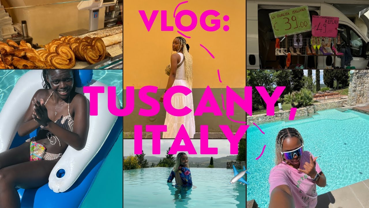 europe diaries ep.2 | TUSCANY, ITALY | Saturday markets, tour, shopping, pool days