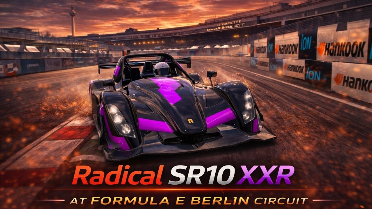 POV Real Racing3 Radical SR10 XXR at Formula E Berlin Circuit