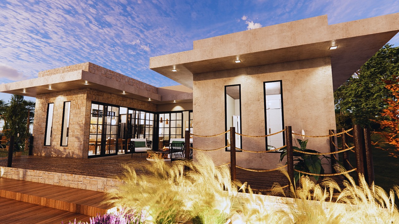 CASA PEQUENA || VARANDA || ESTILO CASA DE CAMPO !!