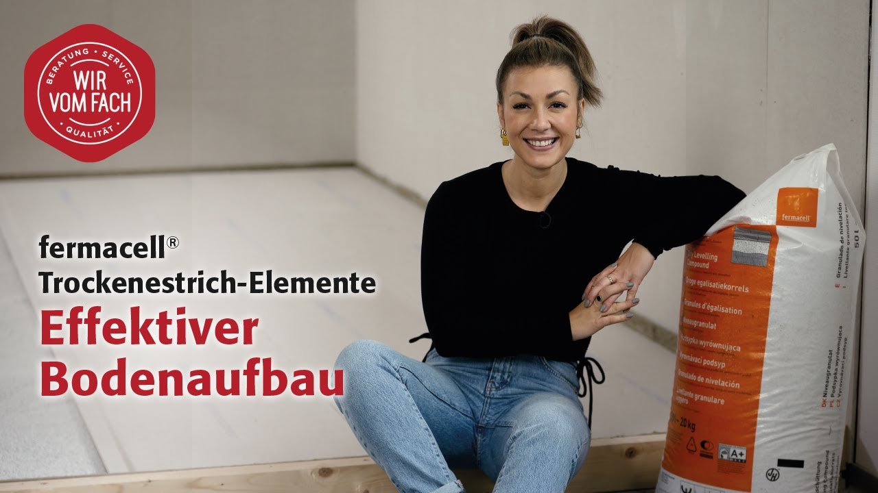 Effektiver Bodenaufbau | fermacell® Trockenestrich-Elemente