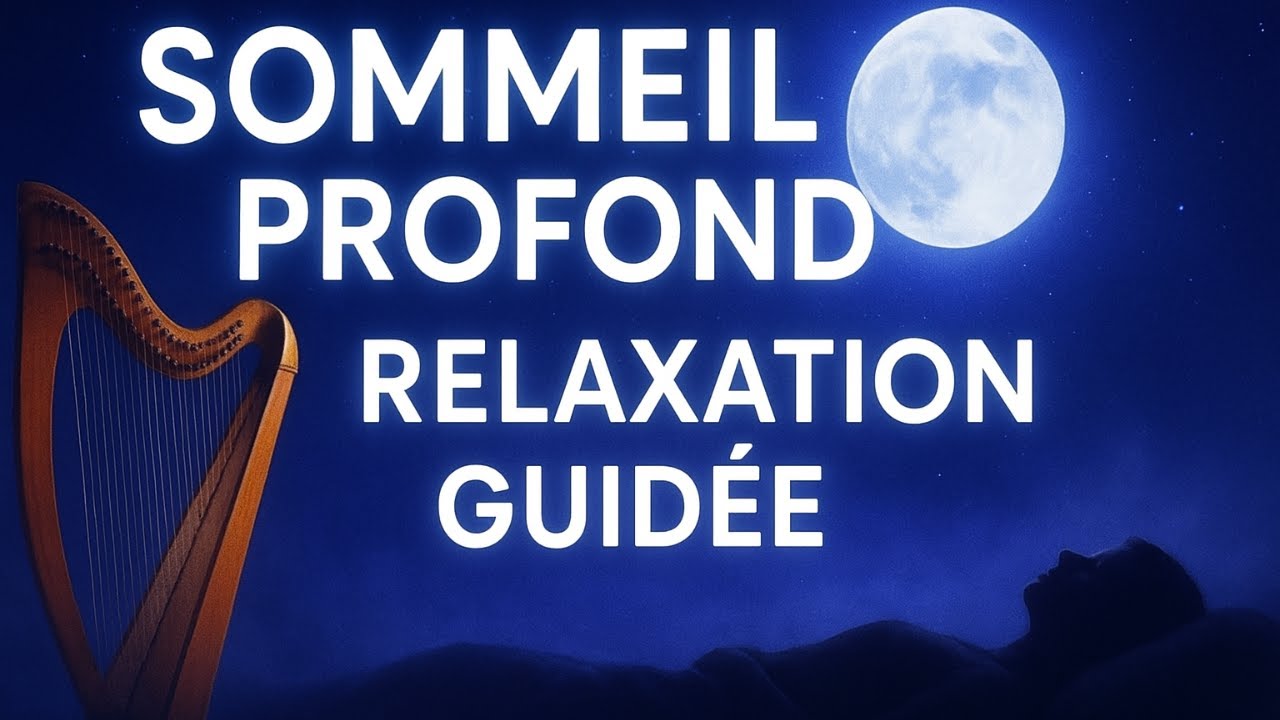 Relaxation Sonore Guidée 🌙 Sommeil Profond • Body Scan Complet & Harpe Celtique Apaisante