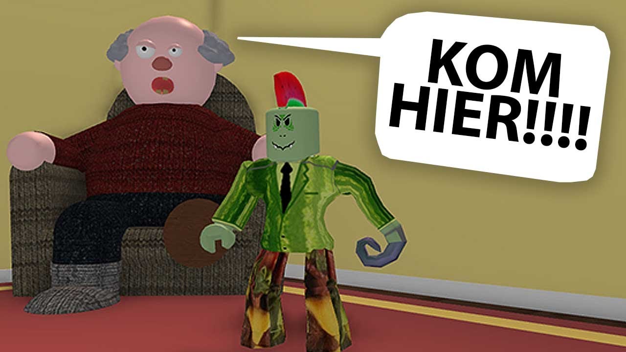 ONTSNAPPEN VAN BOZE OPA! (Roblox Obby)
