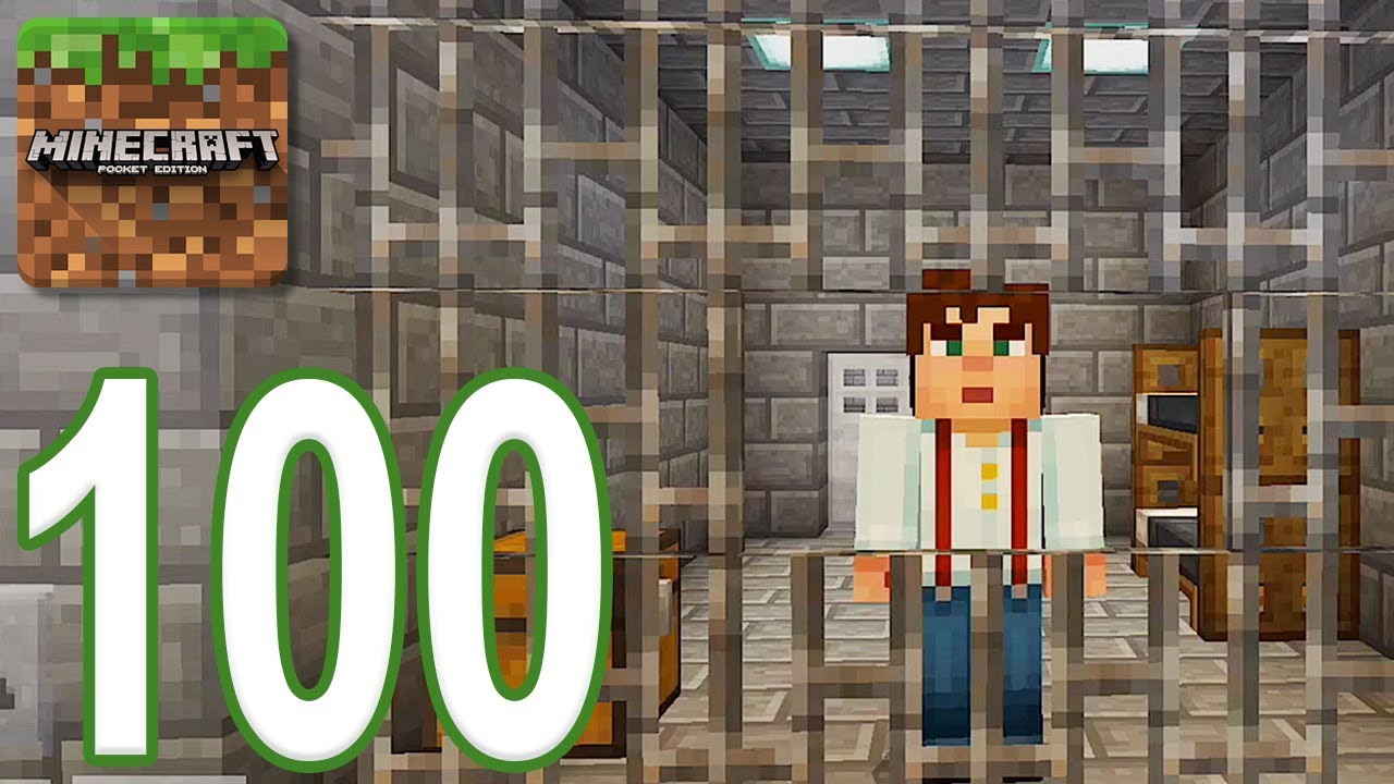 Minecraft: PE - Gameplay Walkthrough Part 100 - Prison For Life (iOS, Android)