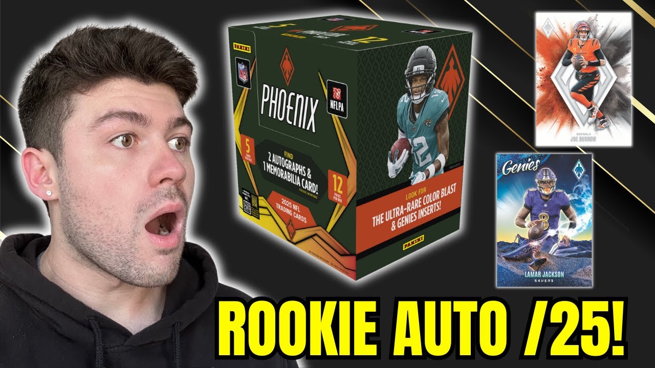Rookie Auto /25 + тройная нашивка! | Panini Phoenix Football Hobby Box 2025