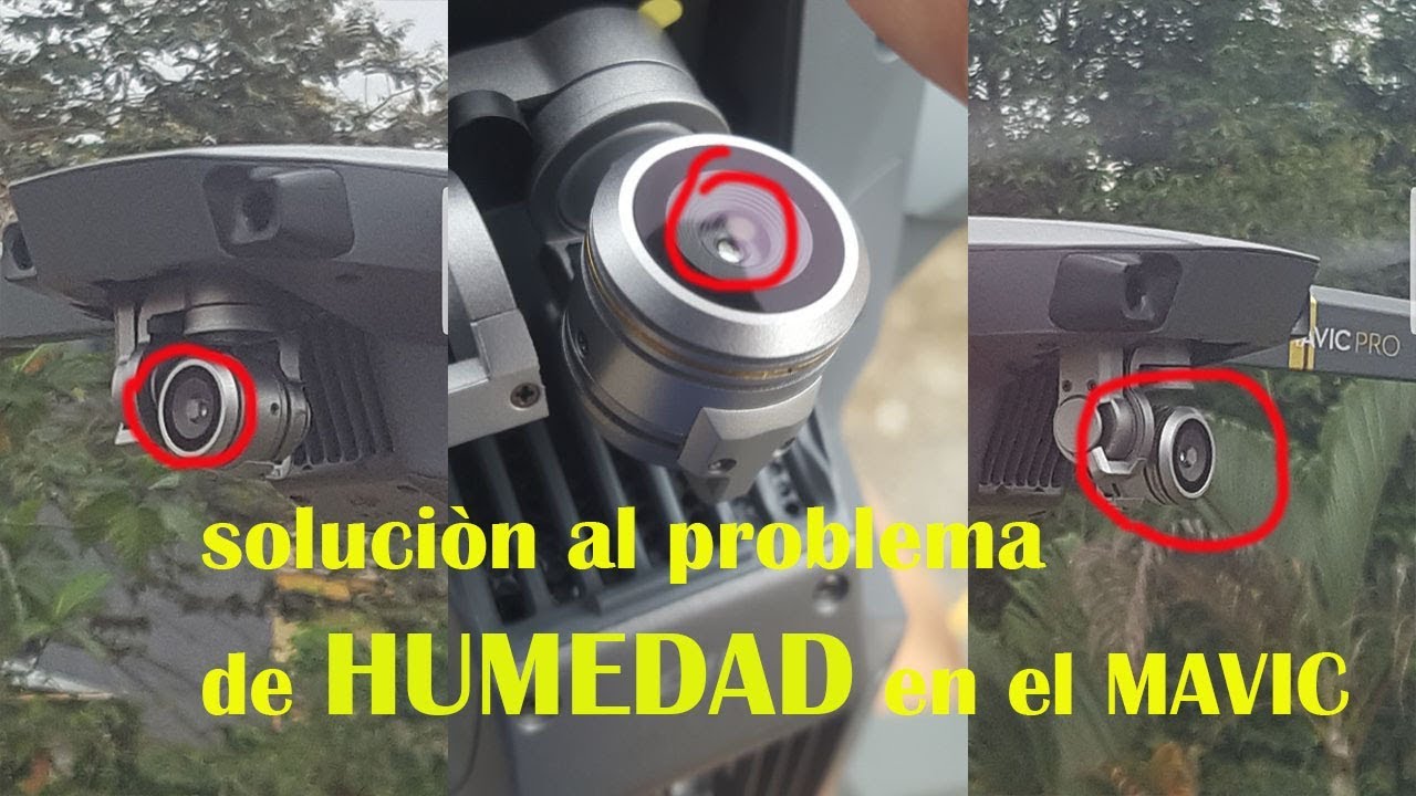 SOLUCIÓN de HUMEDAD en LENTE MAVIC PRO en ESPAÑOL