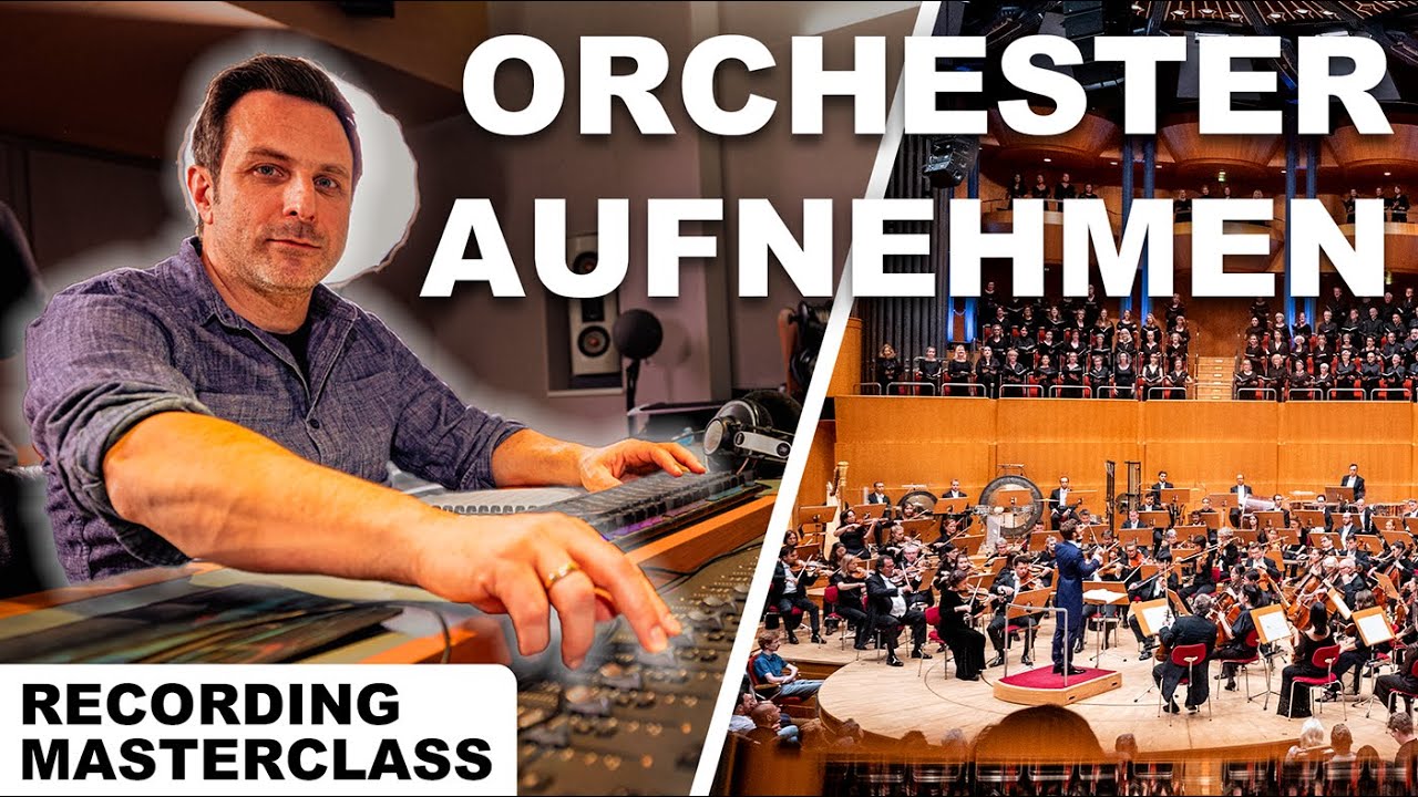 Wie wird ein ORCHESTER aufgenommen? Orchester Recording Masterclass!