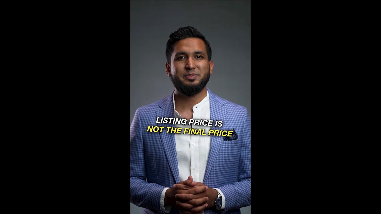 Listing Price is NOT the Final Price - Emran