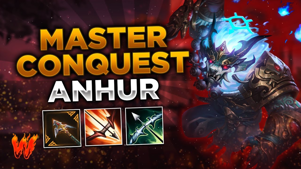 ANHUR, PUES EL LEONCITO ESTE ESTA AGRESIVO - Warchi - Smite Conquest