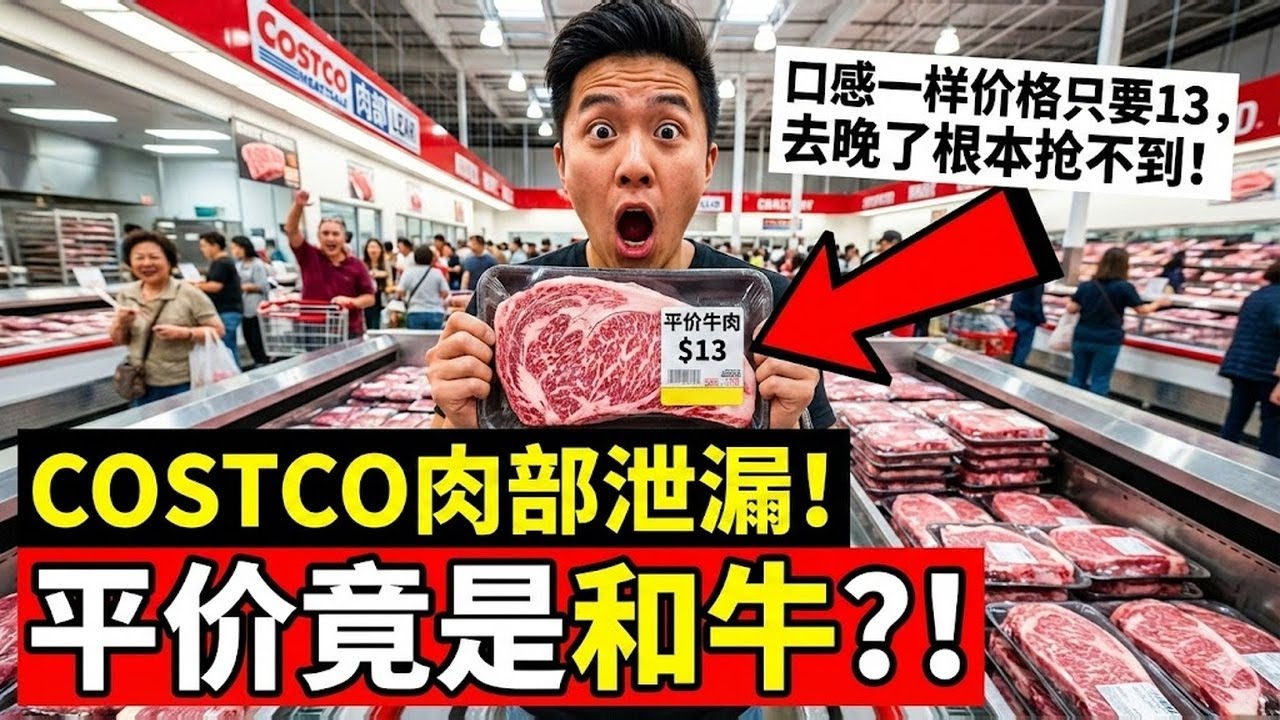 Costco肉部员工不小心说漏嘴：这块“平价牛肉”其实就是顶级和牛！口感一样价格只要13，去晚了根本抢不到！