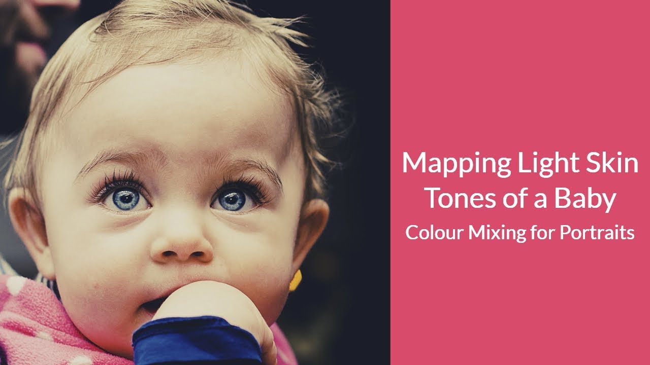 Mapping Light Skin Tones of a Baby