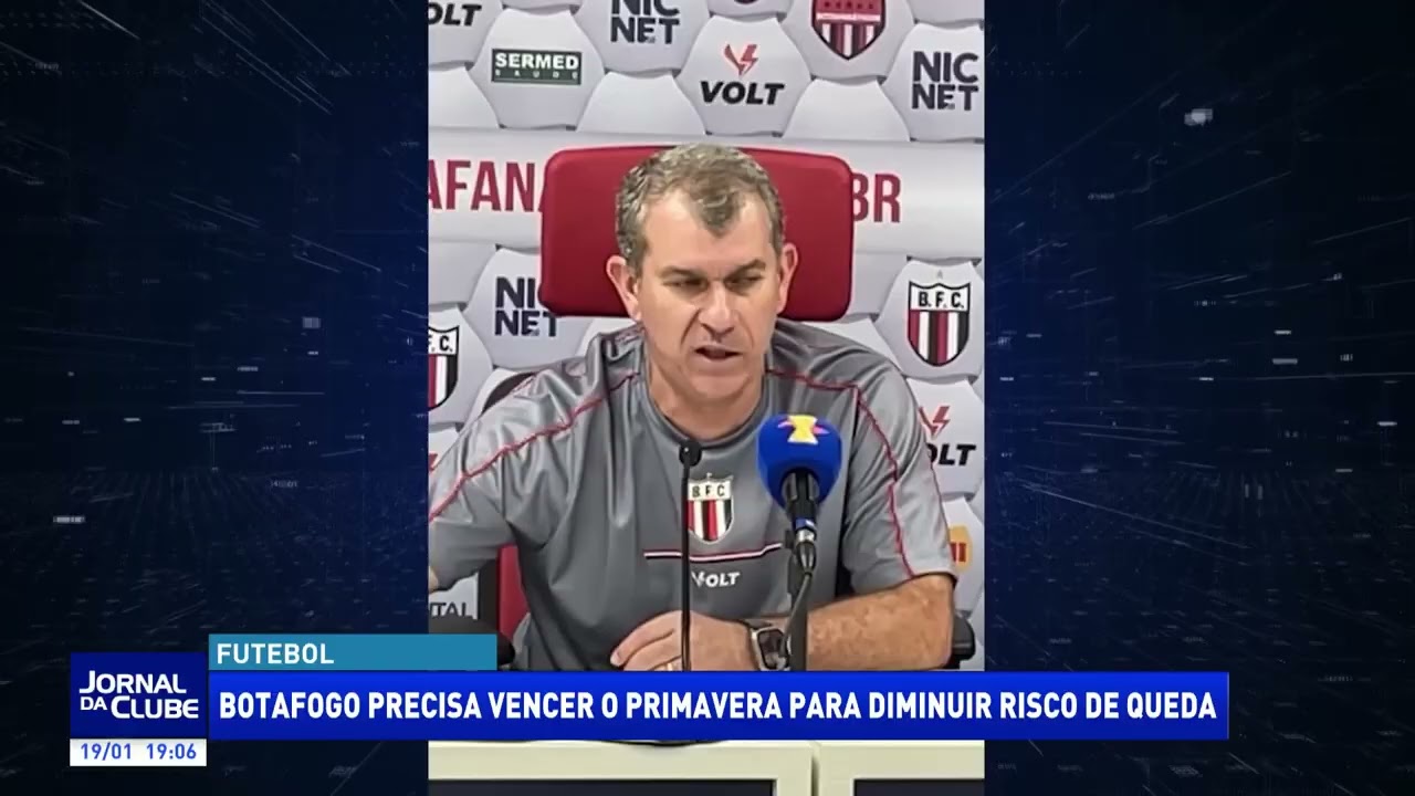 Botafogo precisa vencer para diminuir risco de queda - Jornal da Clube 2º Edição (19/01/2026)