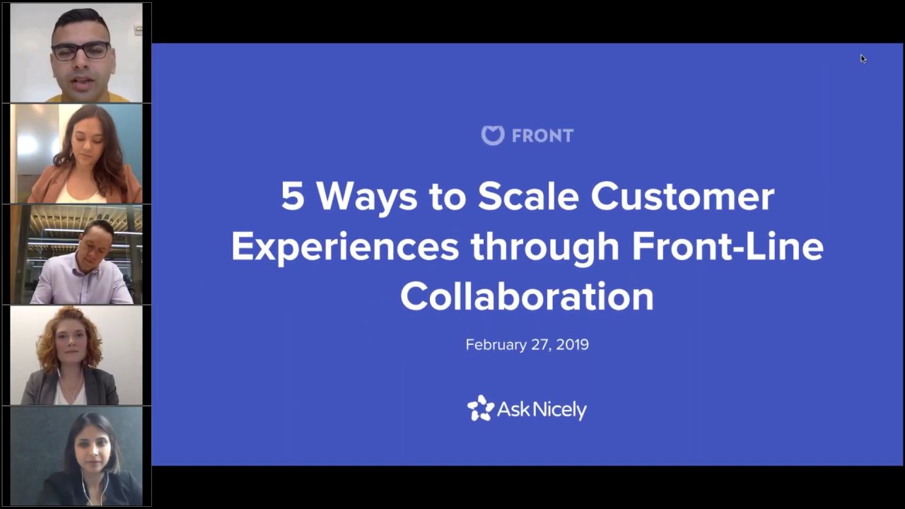 Webinar: 5 ways to scale customer experiences with front line collaboration