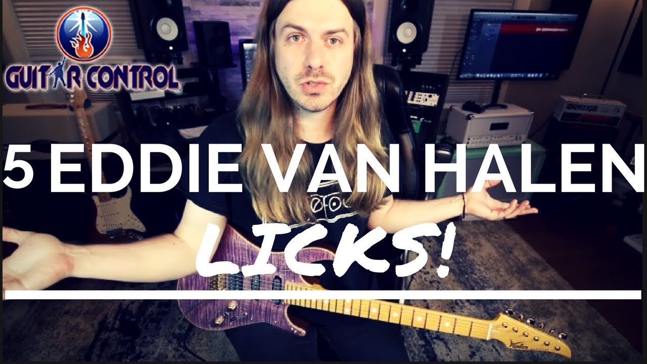 5 Killer Eddie Van Halen Guitar Licks - Lead Guitar Lesson