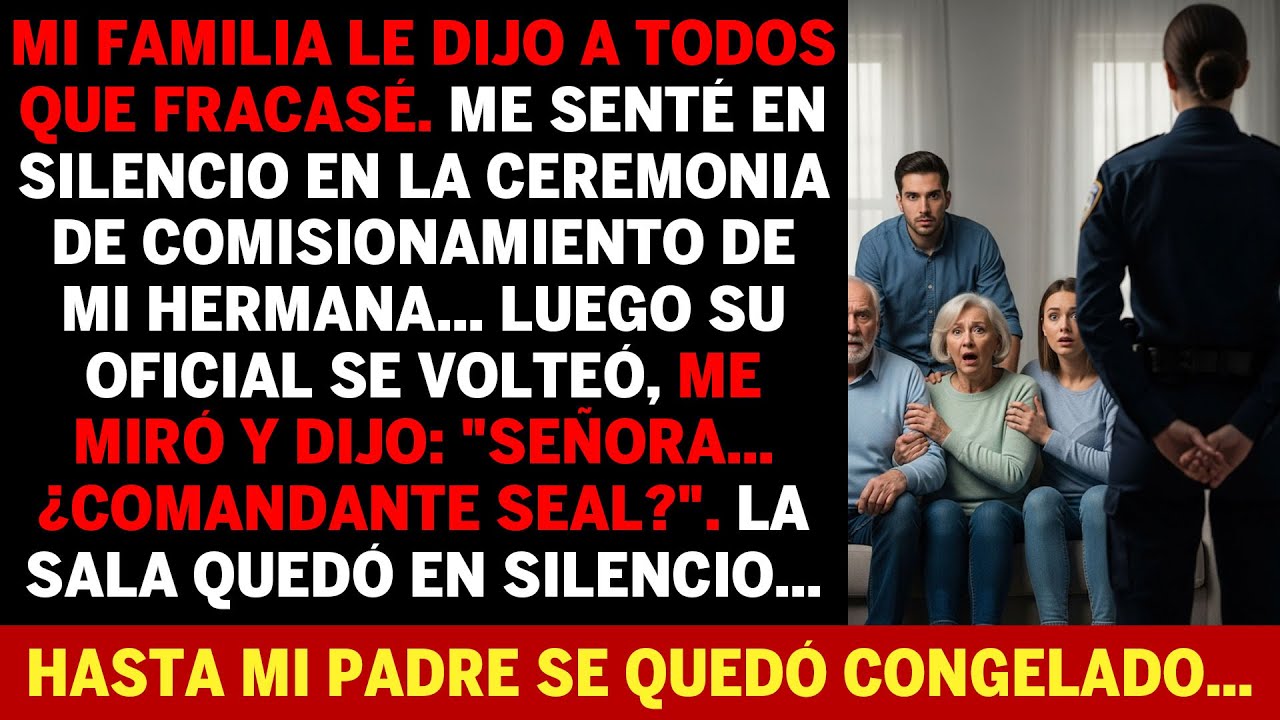 La Familia Dijo Que Fallé—Luego El Oficial De Mi Hermana Me Miró Y Dijo: 