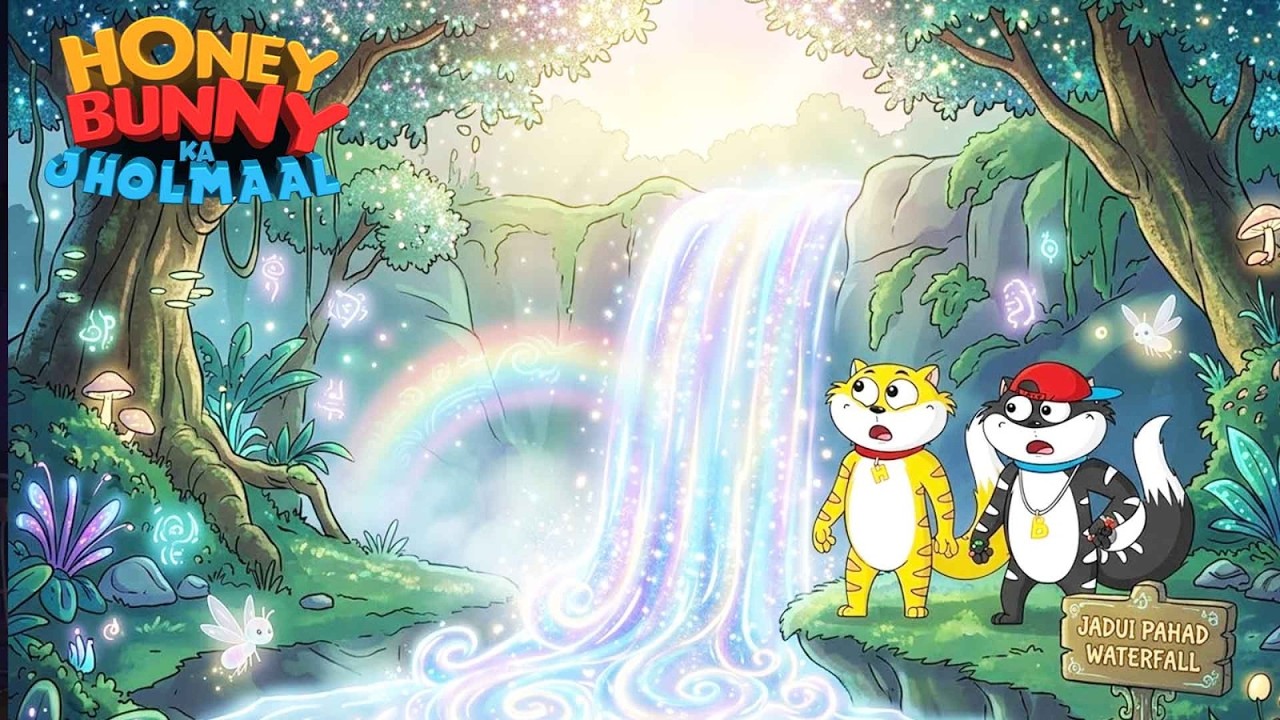 Honey Bunny पहुंचे Jadui Waterfall par | Gags In Hindi | Kids Show|Funny Video | Animation Video