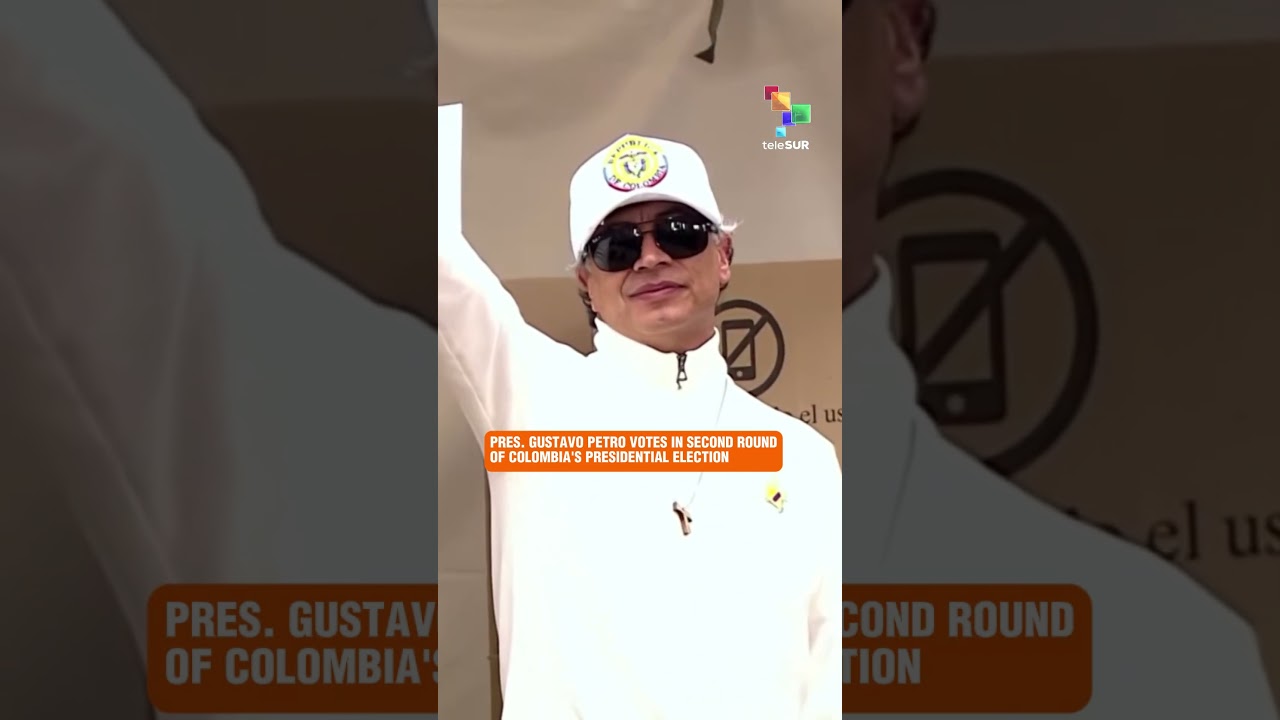 Colombian President Gustavo Petro has officially cast his ballot