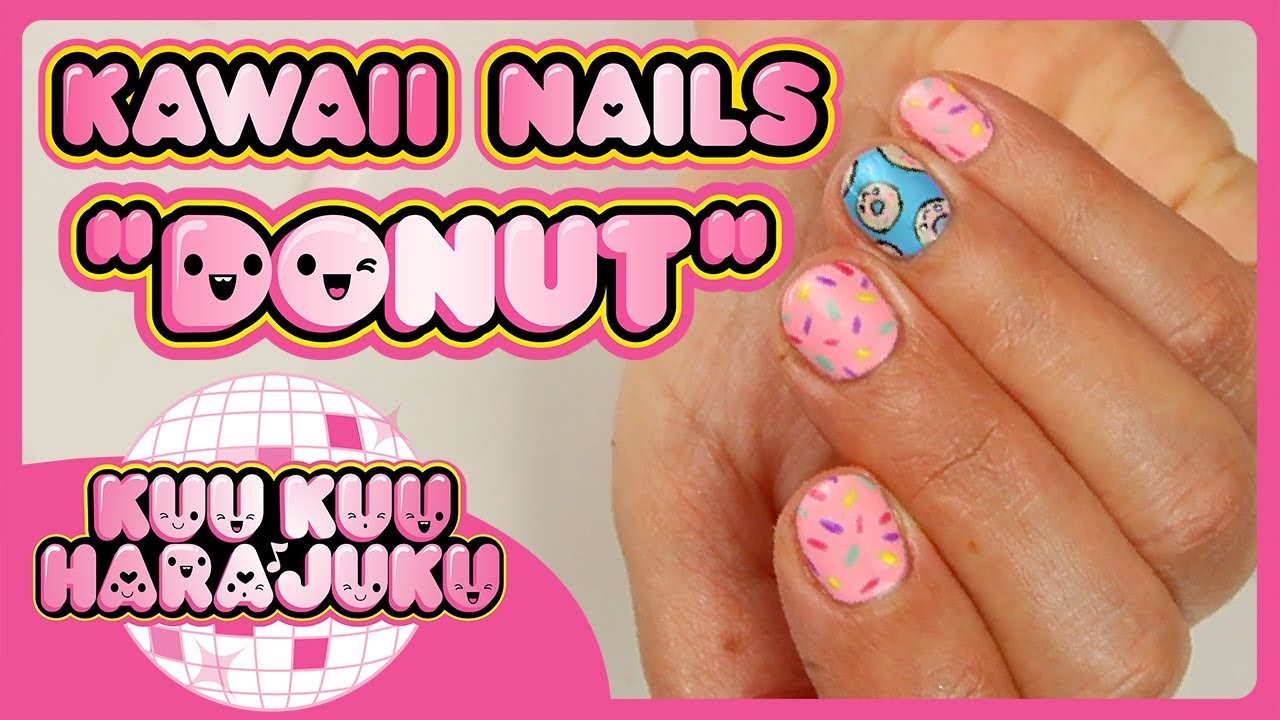 Kuu Kuu Harajuku | Donut Kawaii Nail Art