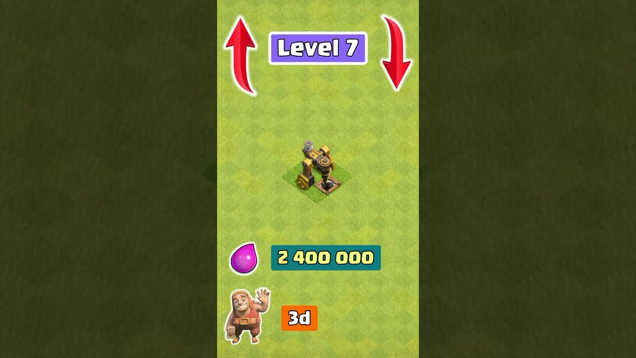 Level 1 to max Dark Elixir Drill - Clash of Clans
