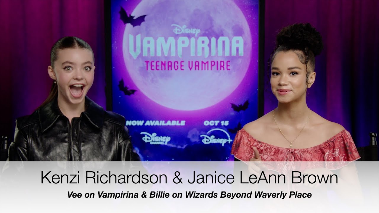 INTERVIEW: Kenzi Richardson & Janice LeAnn Brown | Vampirina & Wizards Beyond Waverly Place