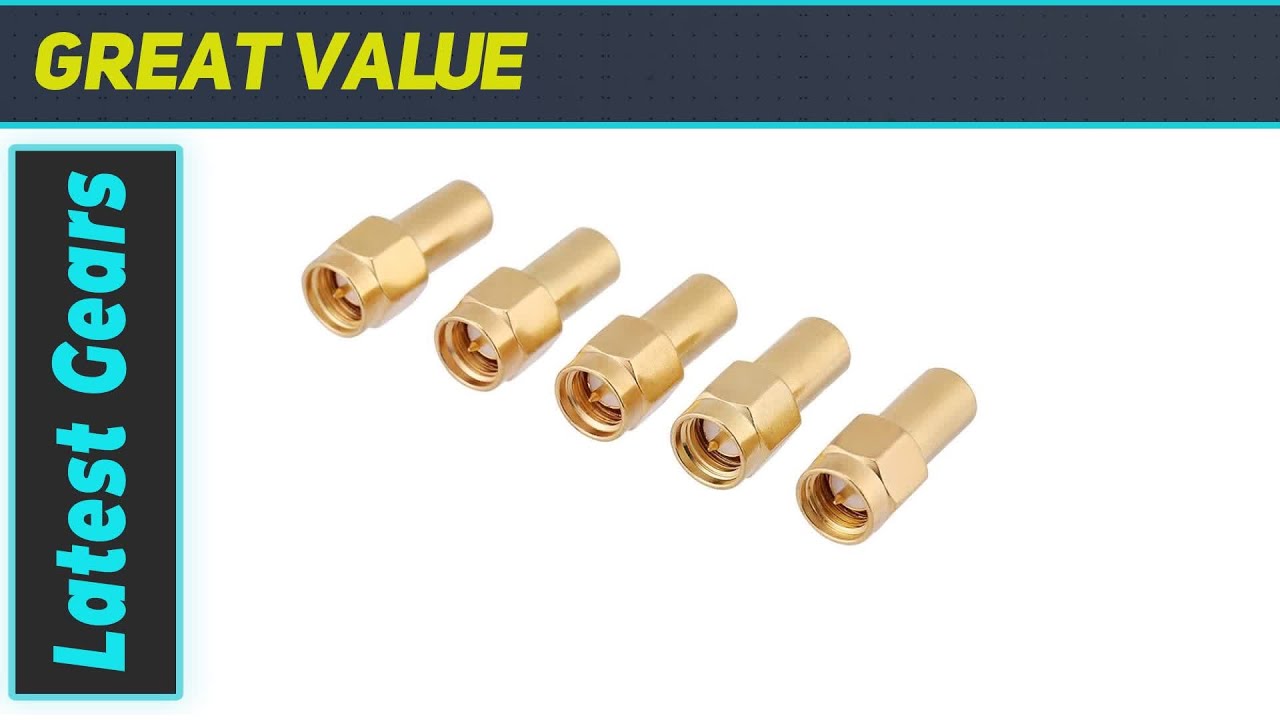 SMA Terminators, 5Pcs SMA Male Connector Coaxial Matched Terminator Termination Load 50 Ohm 2W