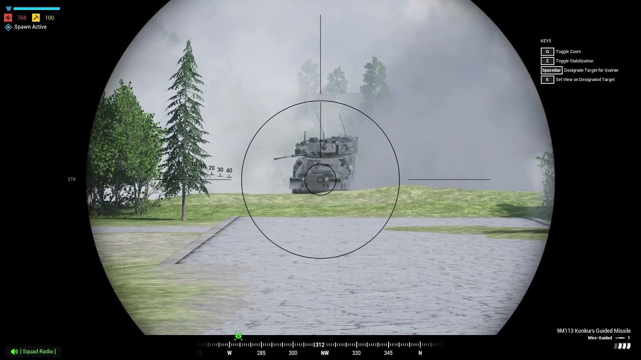 Destroying the British Armor | Squad BMP-2 and T-72 Gameplay