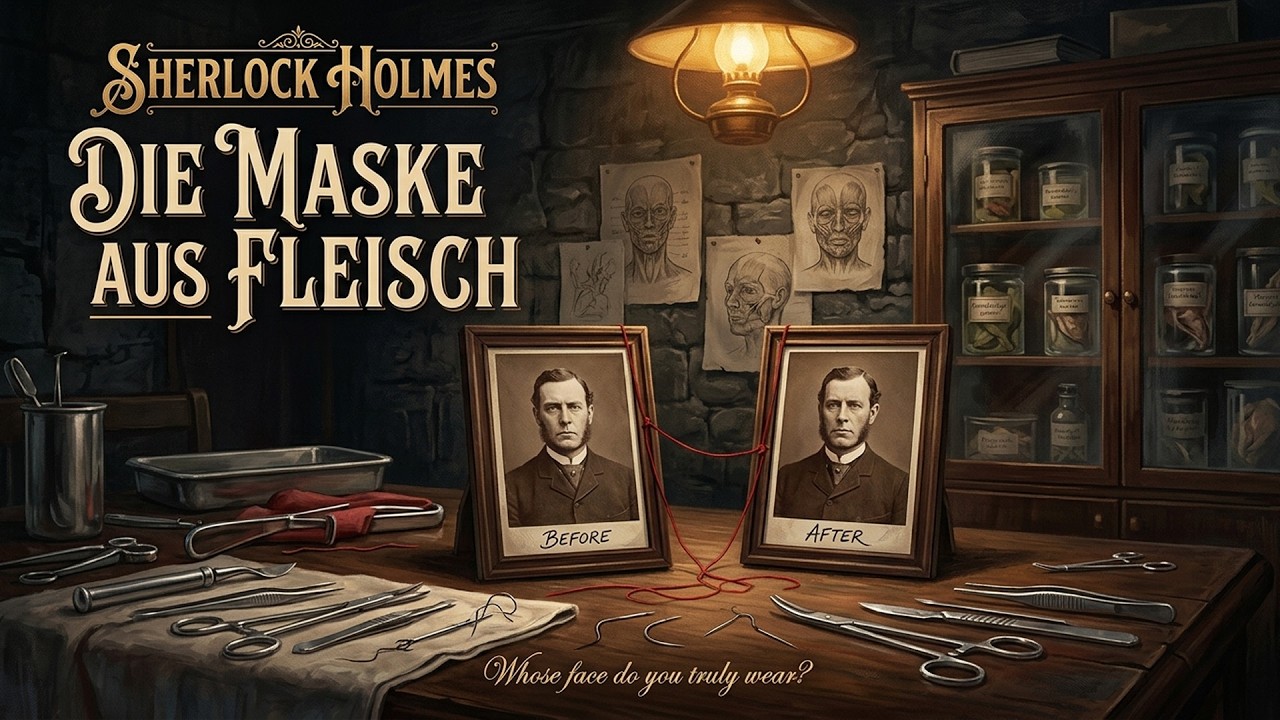 Die Maske aus Fleisch | Sherlock Holmes Hörbuch auf Deutsch