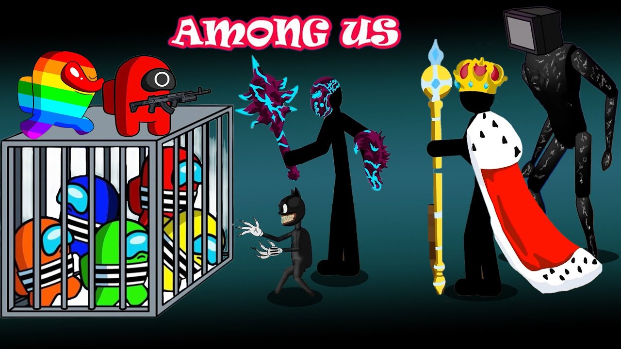 Among Us VS Stickman Dark Warrior ~ You Won’t Believe the Ending! ANIMATION 8 🔥