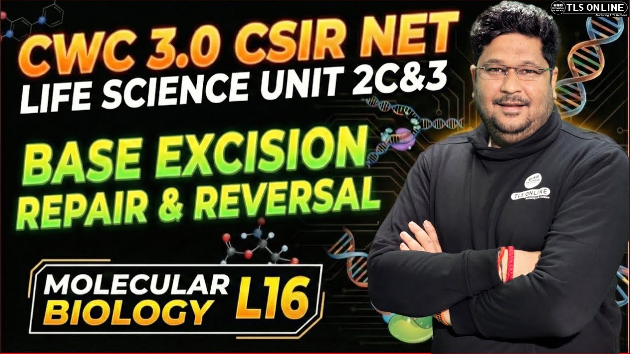 𝐁𝐚𝐬𝐞 𝐄𝐱𝐜𝐢𝐬𝐢𝐨𝐧 𝐑𝐞𝐩𝐚𝐢𝐫 & 𝐑𝐞𝐯𝐞𝐫𝐬𝐚𝐥 | 𝐂𝐒𝐈𝐑 𝐍𝐄𝐓 𝐋𝐢𝐟𝐞 𝐒𝐜𝐢𝐞𝐧𝐜𝐞 𝐔𝐧𝐢𝐭 𝟐𝐂 & 𝟑 | 𝐌𝐨𝐥𝐞𝐜𝐮𝐥𝐚𝐫 𝐁𝐢𝐨𝐥𝐨𝐠𝐲 𝐋𝟏𝟔