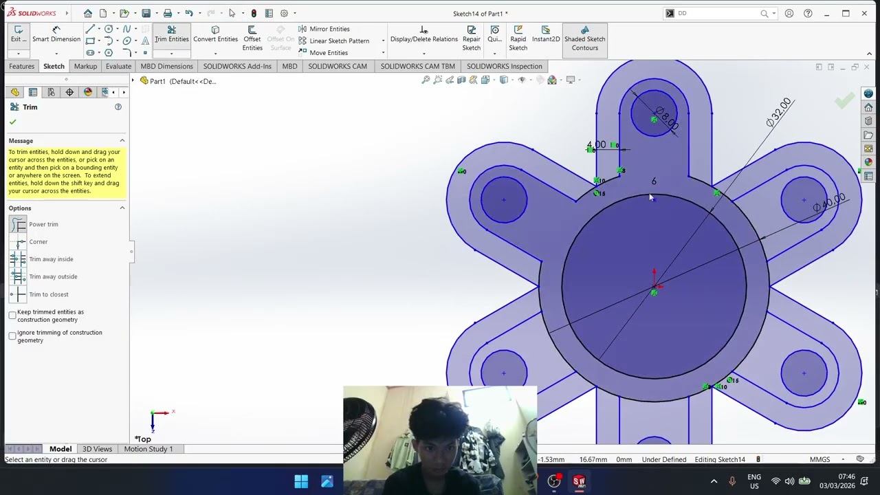 SOLIDWORK EXERCISE 19