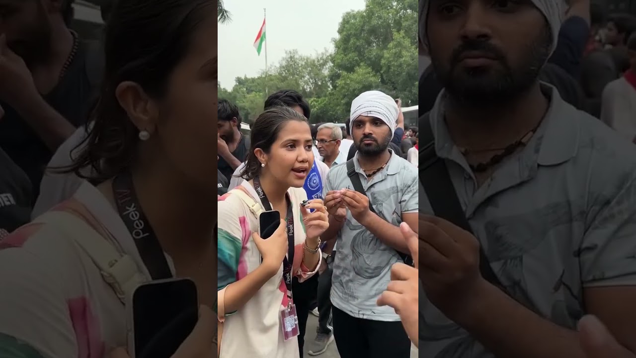 Chaos at CJP's Sansad March #peektv #cjp #shorts