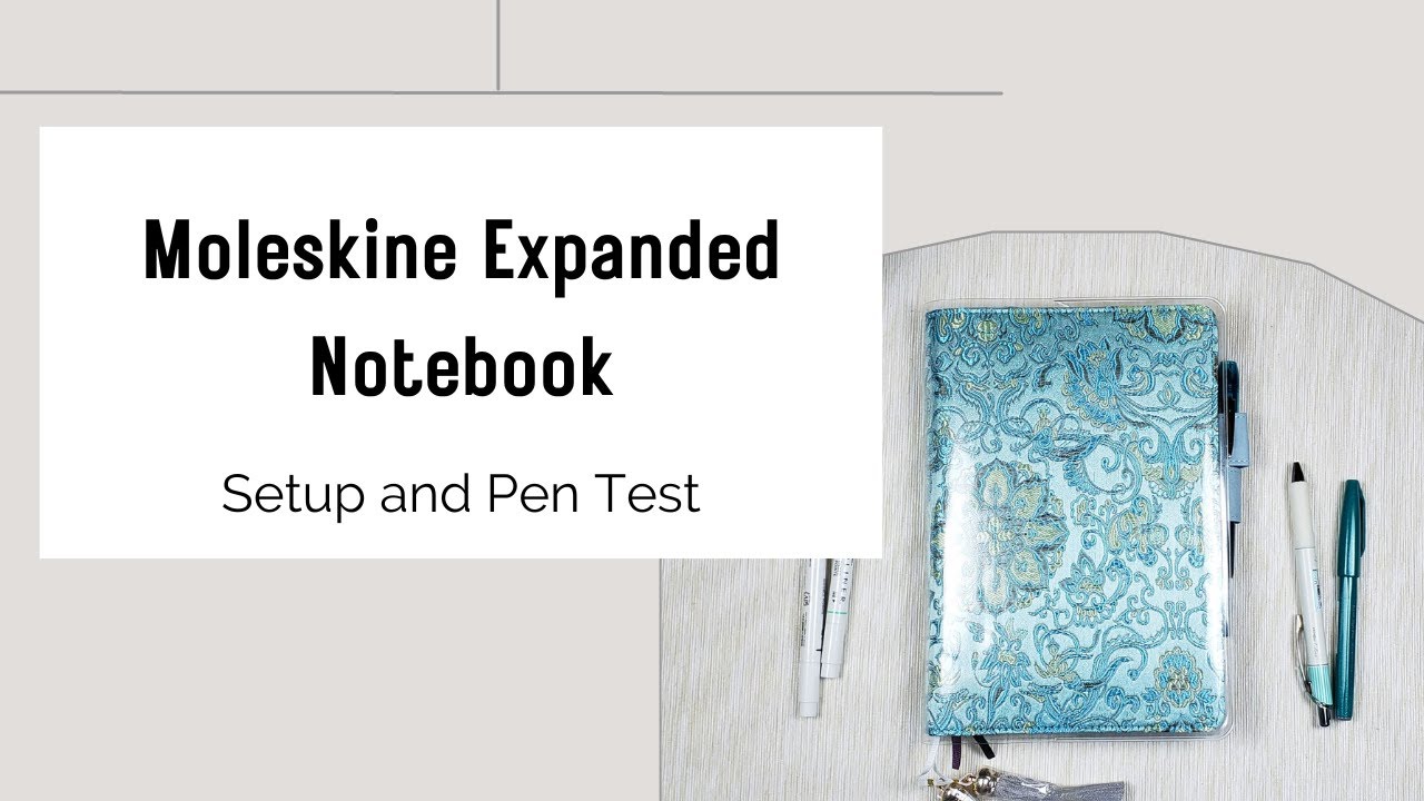 Moleskine Classic Expanded Edition Notebook and Pen Test